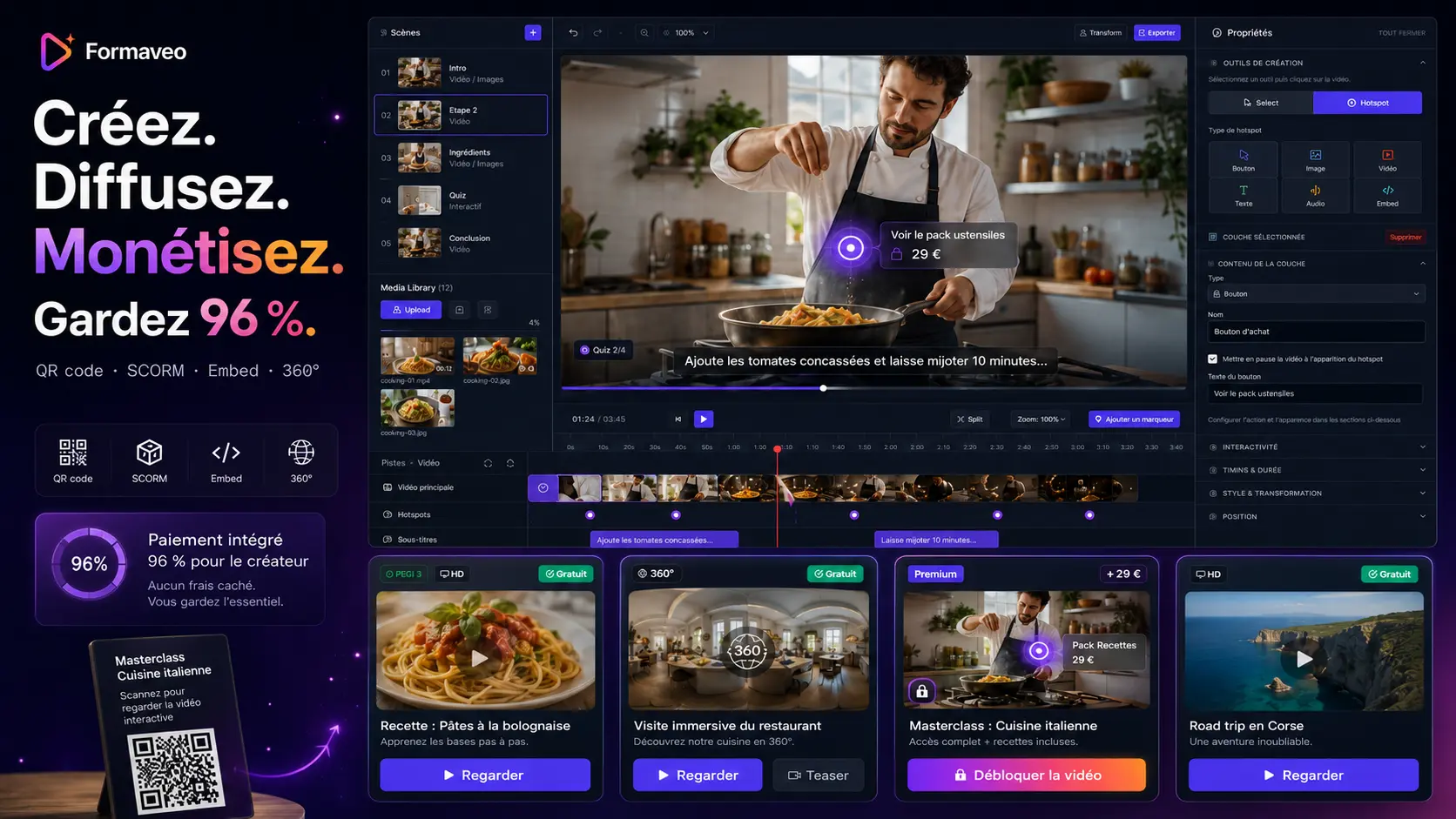 Formaveo : transformer une vidéo en formation interactive grâce à l'IA (1 / 4)